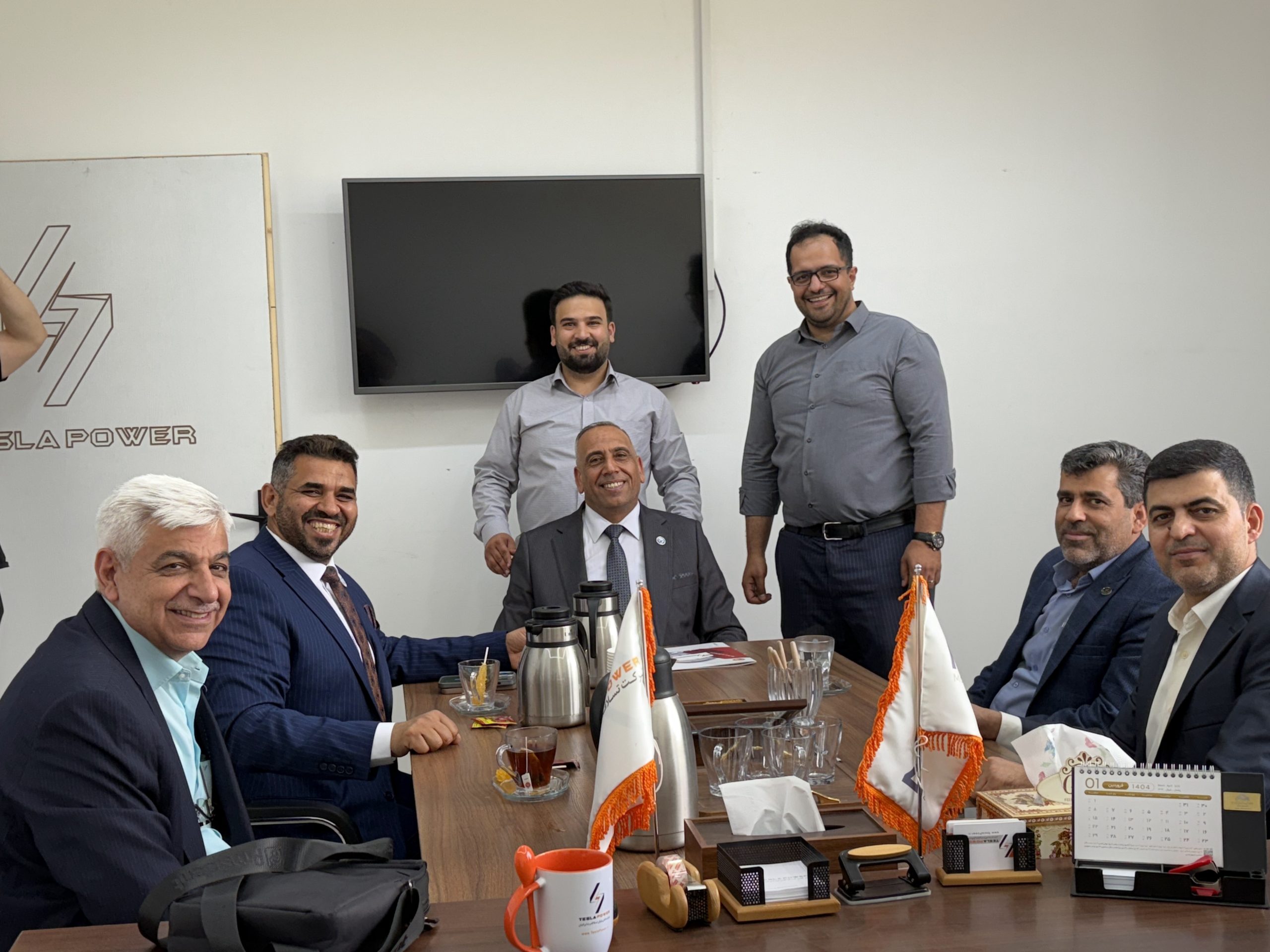 بازدید هیئت تجاری عراقی از شرکت تسلا قدرت ایرانیان
